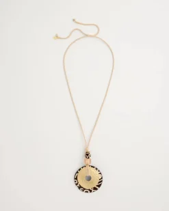 Adjustable Animal Print Pendant Necklace
