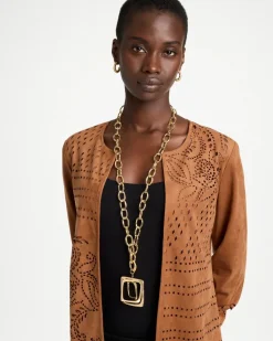 Adjustable Square Pendant Necklace