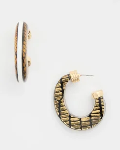 Animal Print Golden Hope Earrings