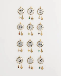 Aquarius Zodiac Charm Pendant