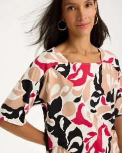 Artisanal Knit Elbow Sleeve Tee