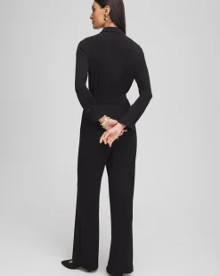 Belted Jersey Maxi Jumpsuit
