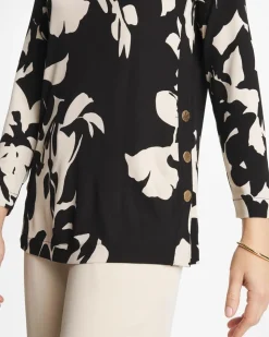 Blossom Matte Jersey Button Tunic