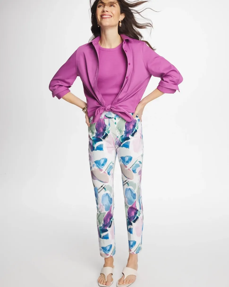 Blur Geo Brigitte™ Slim Ankle Pants