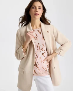 Boyfriend Crepe Blazer