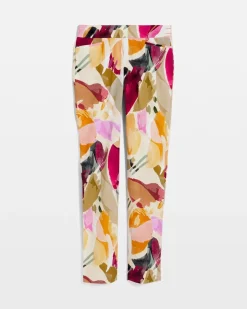 Brigitte™ Abstract Floral Slub Pants