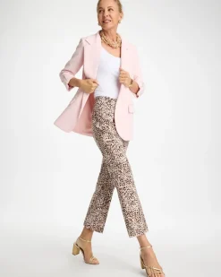 Brigitte™ Animal Print Crop Flare Pants