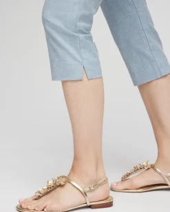 Brigitte™ Cross Dye Capri Pants