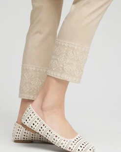 Brigitte™ Embroidered Ankle Pants