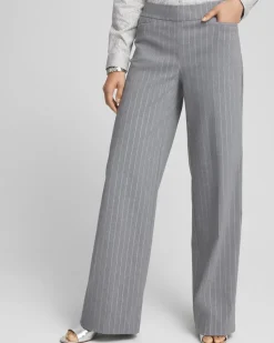 Brigitte Pinstripe Wide Leg Pants