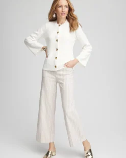 Brigitte™ Pinstripe Wide-Leg Pants