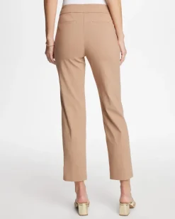 Brigitte™ Piped Straight Cropped Pants