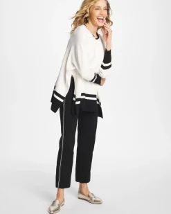 Brigitte™ Piped Straight Cropped Pants