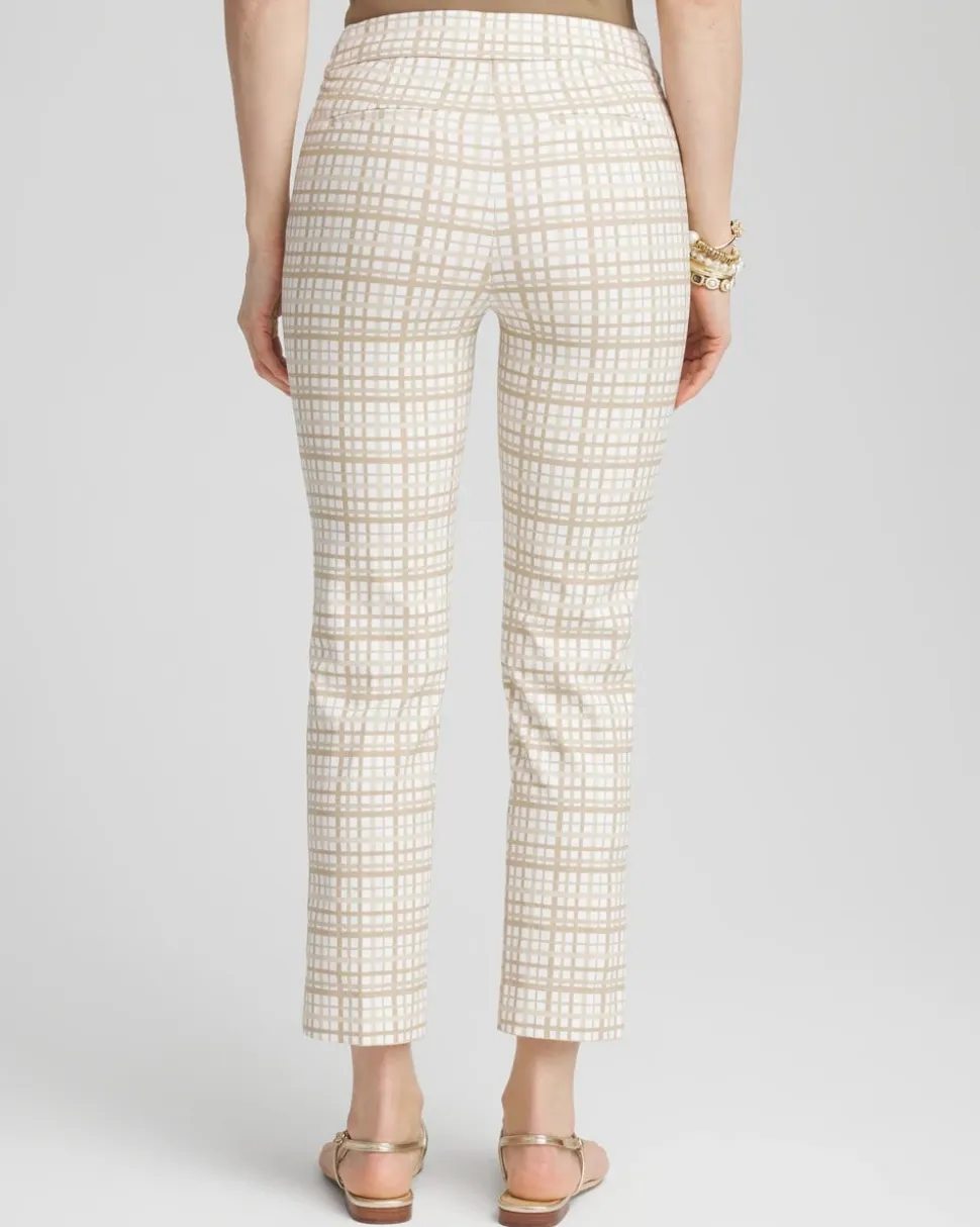 Brigitte™ Plaid Cropped Pants