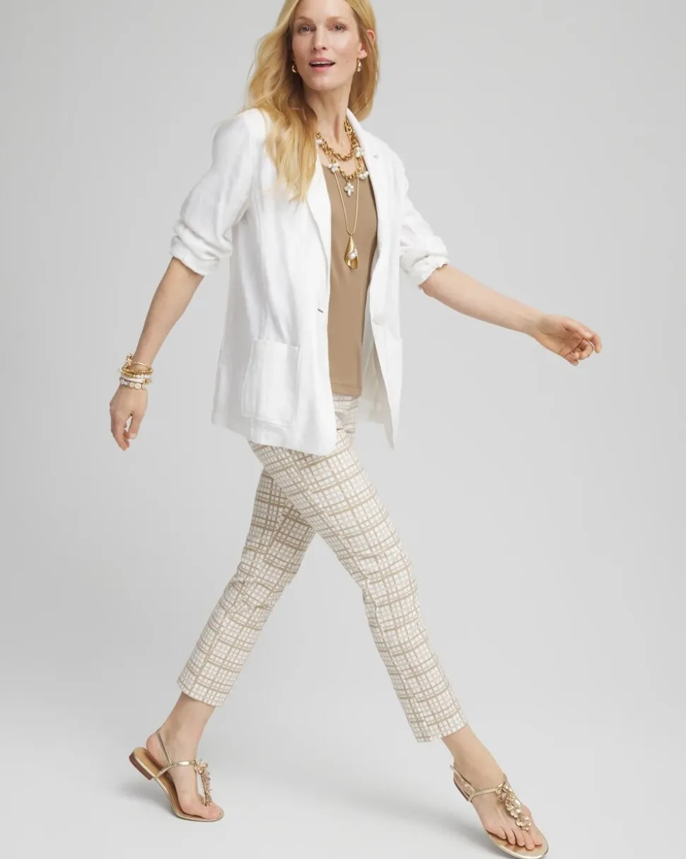 Brigitte™ Plaid Cropped Pants