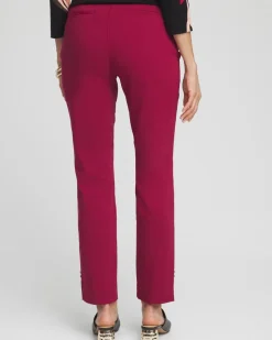 Brigitte Rivet Slit Ankle Pants