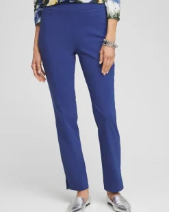 Brigitte Rivet Slit Ankle Pants