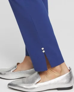 Brigitte Rivet Slit Ankle Pants
