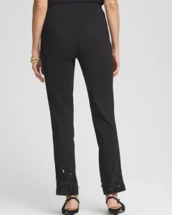 Brigitte Sequined Slim Ankle Pants