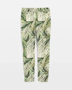 Brigitte™ Slim Ankle Palm-Print Pants