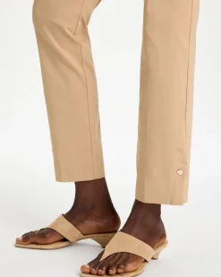 Brigitte™ Slim Button Hem Pants