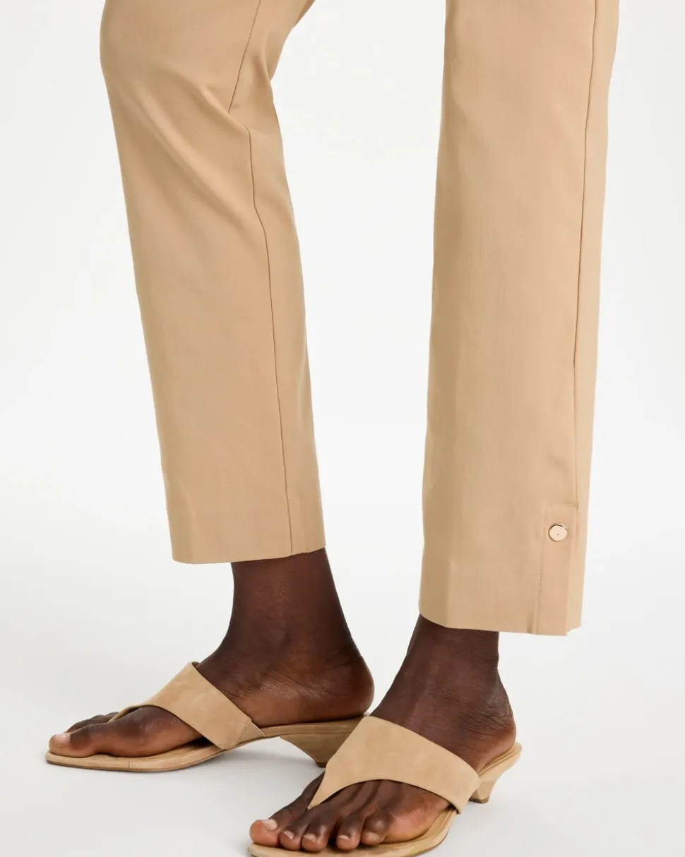 Brigitte™ Slim Button Hem Pants