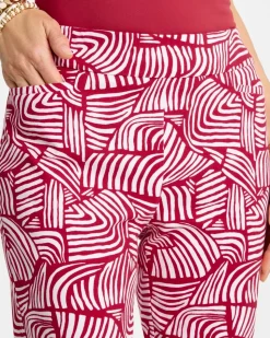 Brigitte™ Slim Geo Pull-On Capri Pant