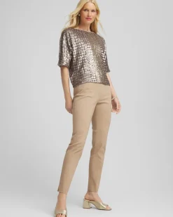 Brigitte™ Slim Pull-On Ankle Pants
