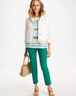 Brigitte™ Slim Pull-On Crop Pant