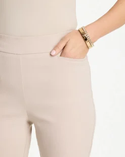 Brigitte™ Slim Rivet Pull-On Capri Pant