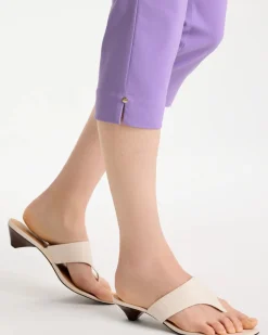 Brigitte™ Slim Rivet Pull-On Capri Pant