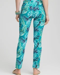 Brigitte™ Tropical Pull-On Ankle Pants