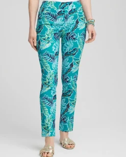 Brigitte™ Tropical Pull-On Ankle Pants