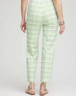 Brigitte™ Wide Leg Plaid Cropped Pants