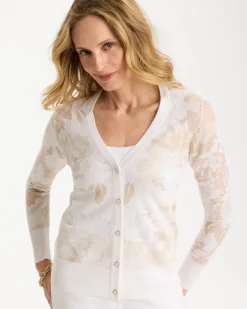 Burnout Button-Front Cardigan