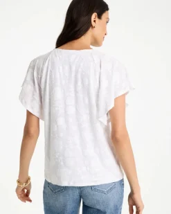 Burnout Floral Tee