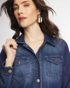 Button Down Denim Topper