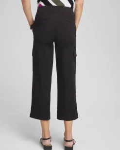 Cargo Straight Leg Cropped Pants