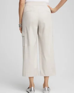 Cargo Straight Leg Cropped Pants