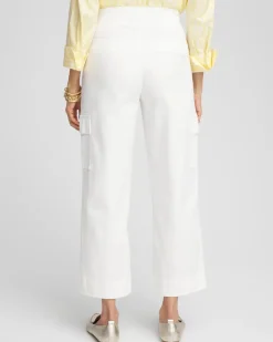 Cargo Straight Leg Cropped Pants
