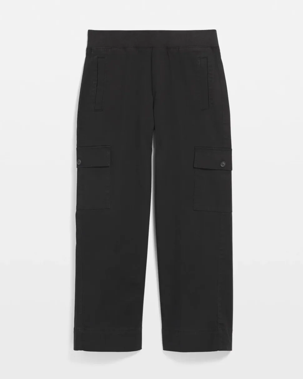 Cargo Straight Leg Cropped Pants