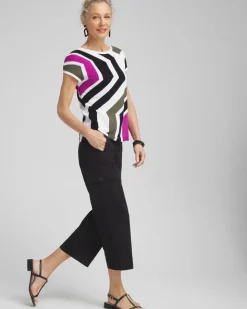 Cargo Straight Leg Cropped Pants