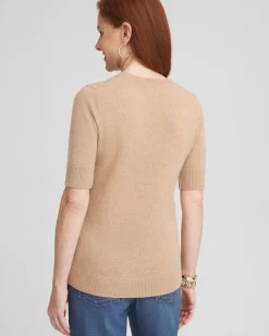 Cashmere Short Sleeve Sweater