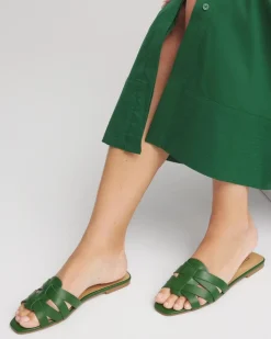 Cassidy Cross-Strap Slide Sandals