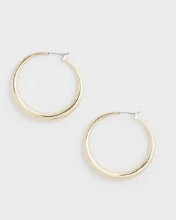 Cassie Gold-Tone Hoop Earrings