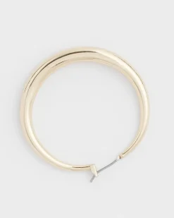Cassie Gold-Tone Hoop Earrings