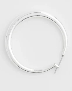 Cassie Silver-Tone Hoop Earrings