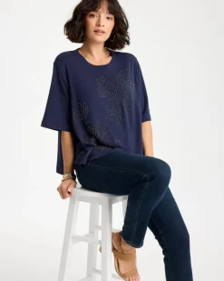 Caviar Beaded Cotton Tee