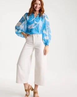 Caye Spray Georgette Blouse
