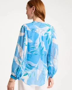 Caye Spray Georgette Blouse